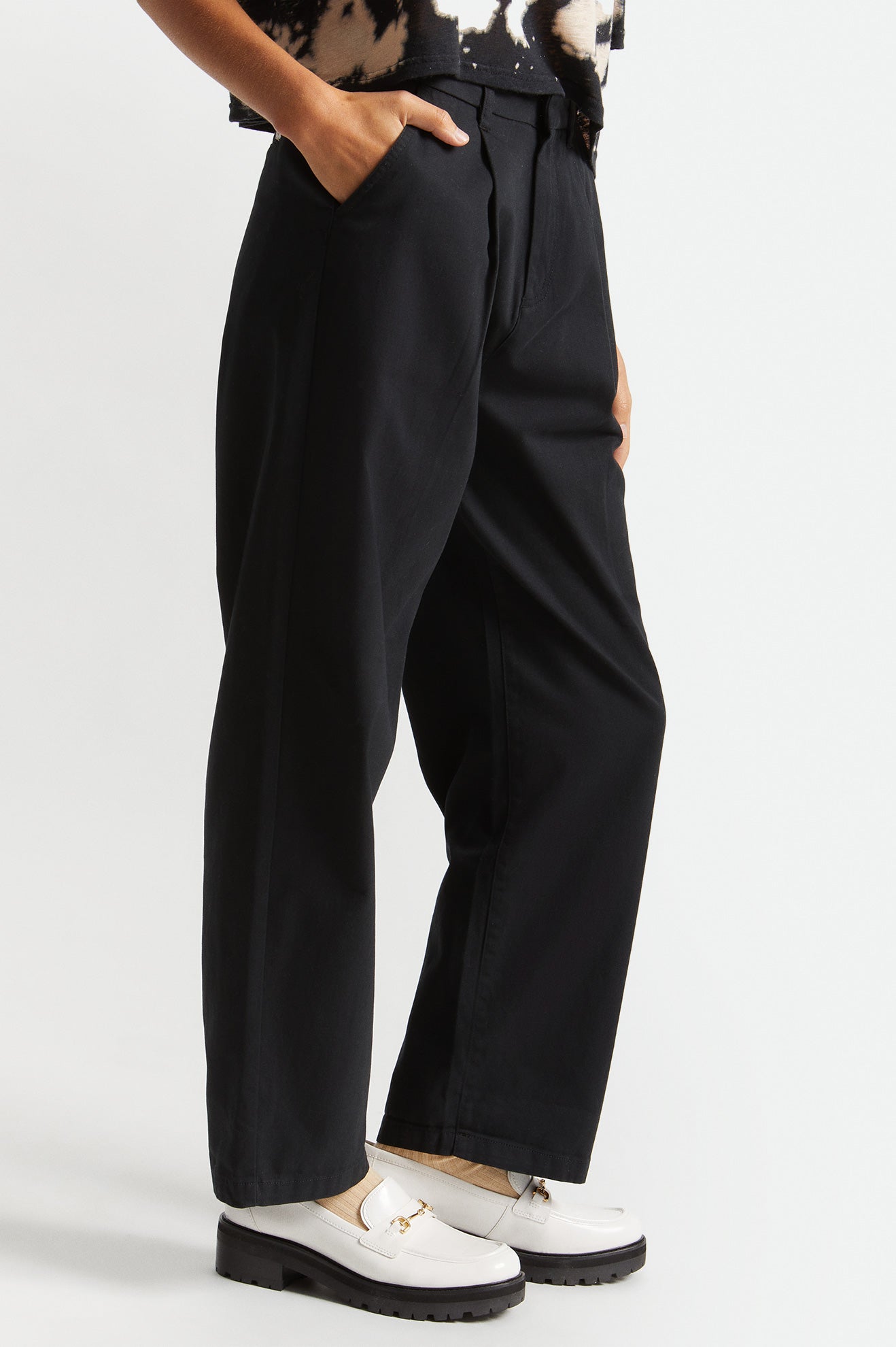 Women's Brixton Victory Trouser Bottoms Black | 4897EFXAC